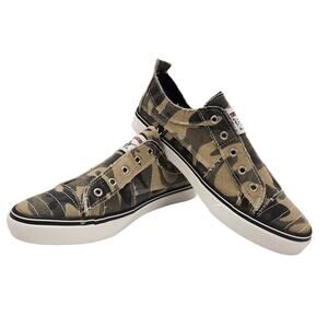 True Religion New Brodhi Camo Slip-in Laceless Sneakers, Tennis Shoes sz 9